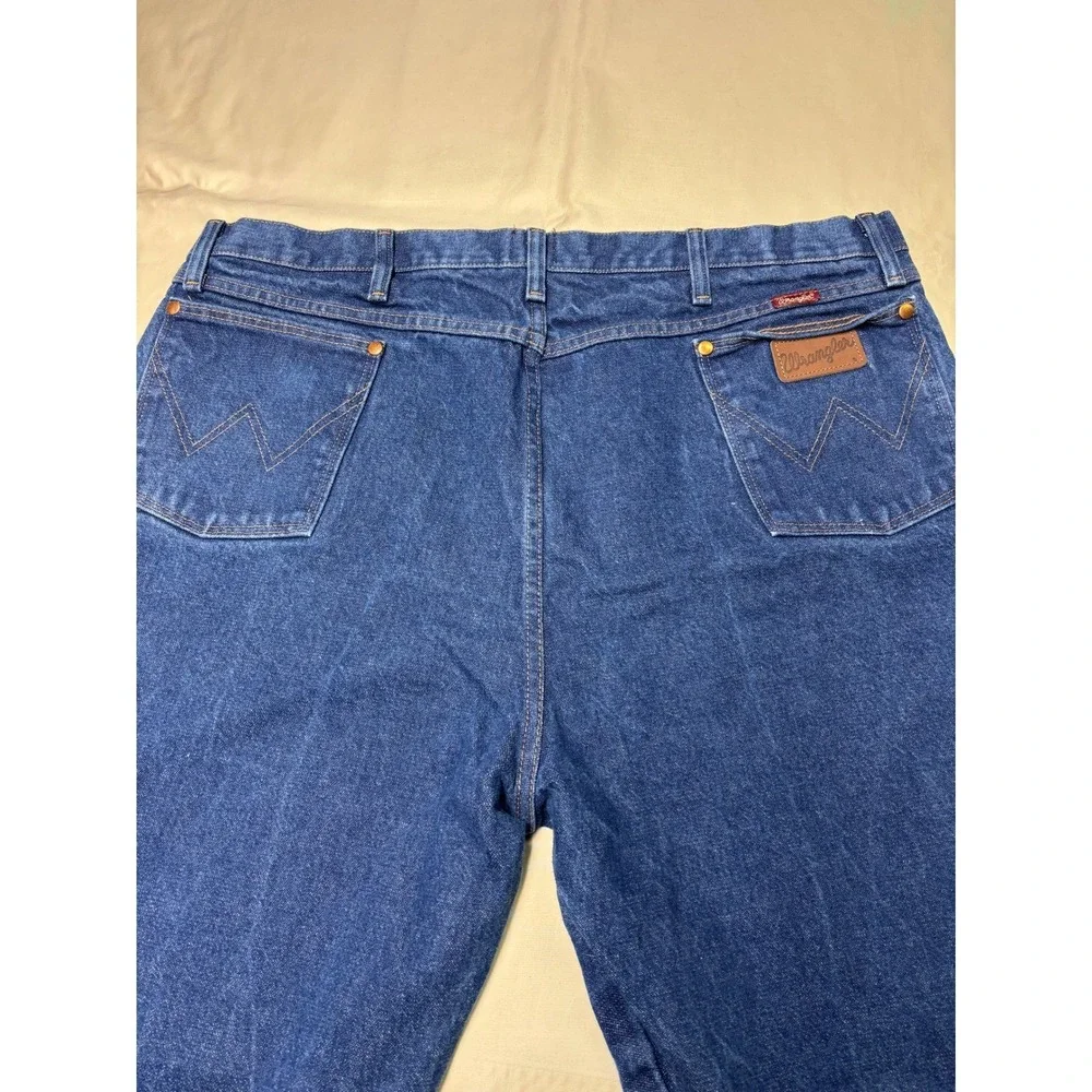 Wrangler Men Jeans 31MWZDN Dark Wash Relaxed Fit Cotton‎ 44x34